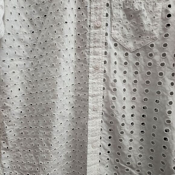 J. Crew Classic-Fit Shirt In Eyelet - Picture 5 of 10